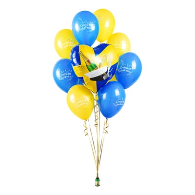 Ballongbukett Kit Grattis Till Studenten