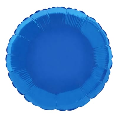 Blå Folieballong Rund