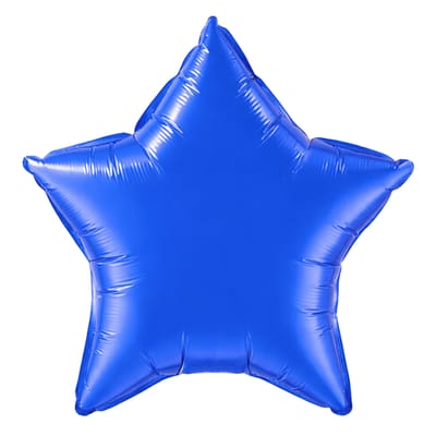 Blå Folieballong Stjärna