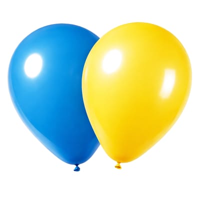 Blå & Gula Ballonger