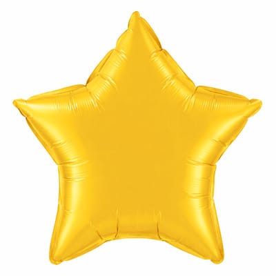 Guld Folieballong Stjärna