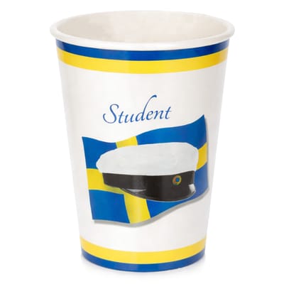 Pappersmuggar Mössa & Flagga