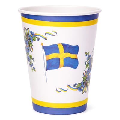 Pappersmuggar Sverige Svensk Flagga