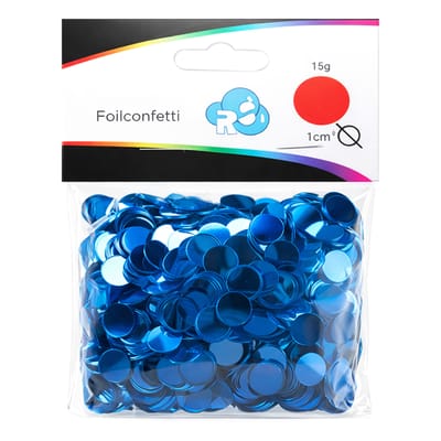 Rund Ballongkonfetti Blå
