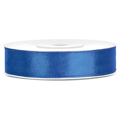 Satinband Royal blå