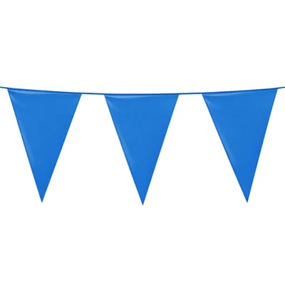 Stor Vimpelgirlang Blå