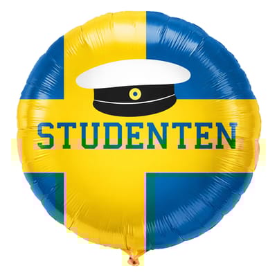 Studentballong Folie Studenten