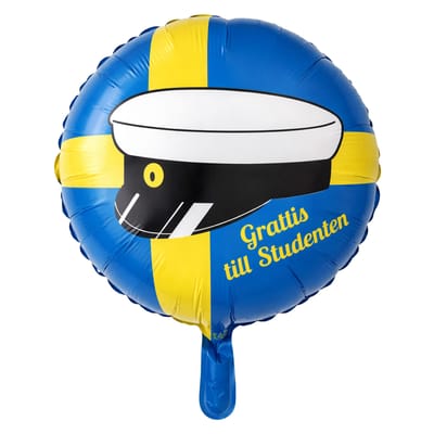 Studentballong Folie Studentmössa