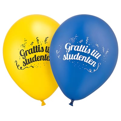 Studentballonger Grattis Till Studenten