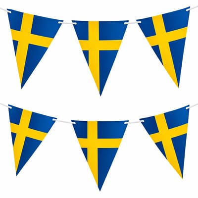 Svenska Flaggor Girlang