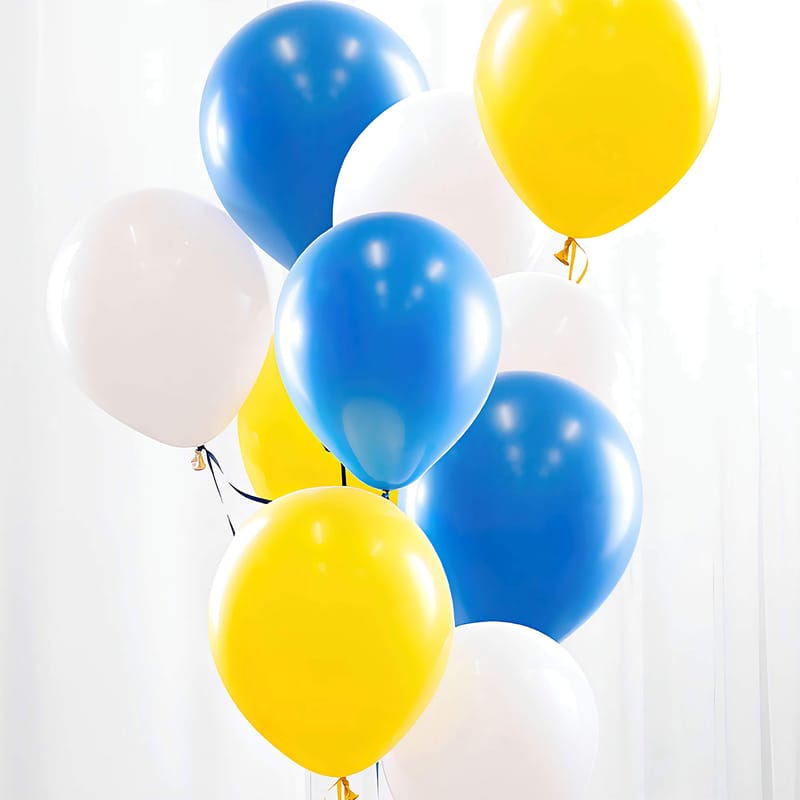 Ballongbukett Kit Gul och Blå