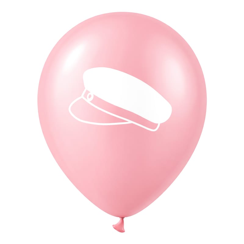 Ballonger Studentmössa Rosa
