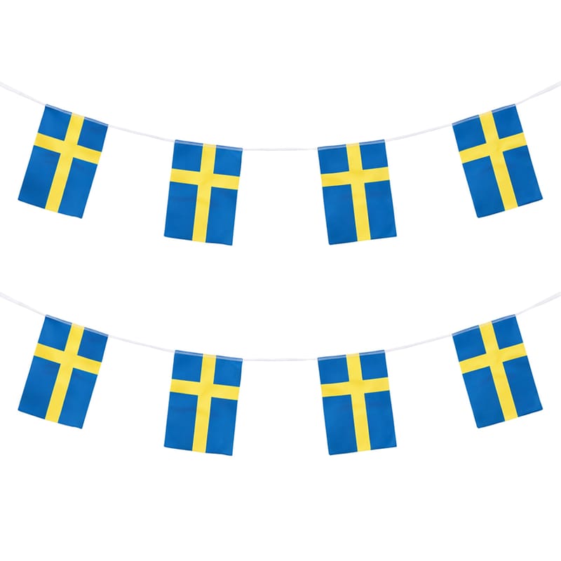 Girlang Svenska Flaggor