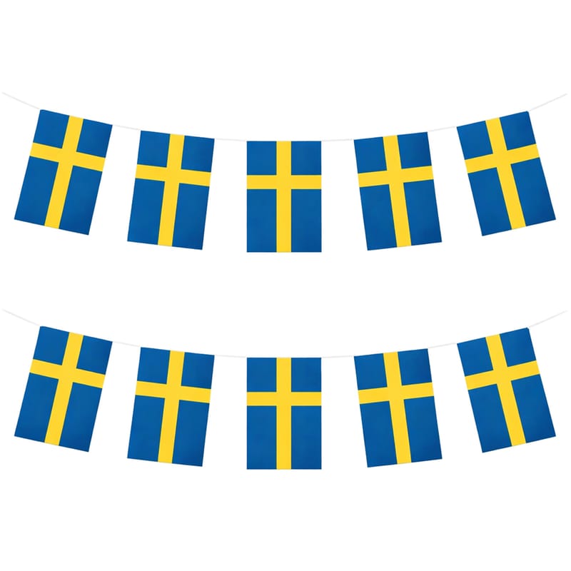 Girlanger Svenska Flaggan