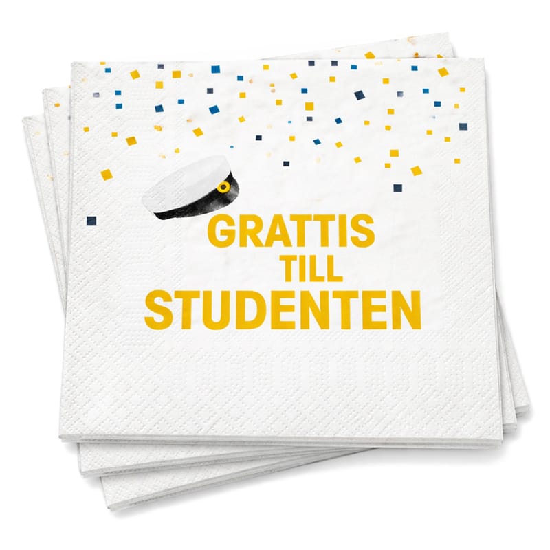 Grattis Till Studenten Student Servetter
