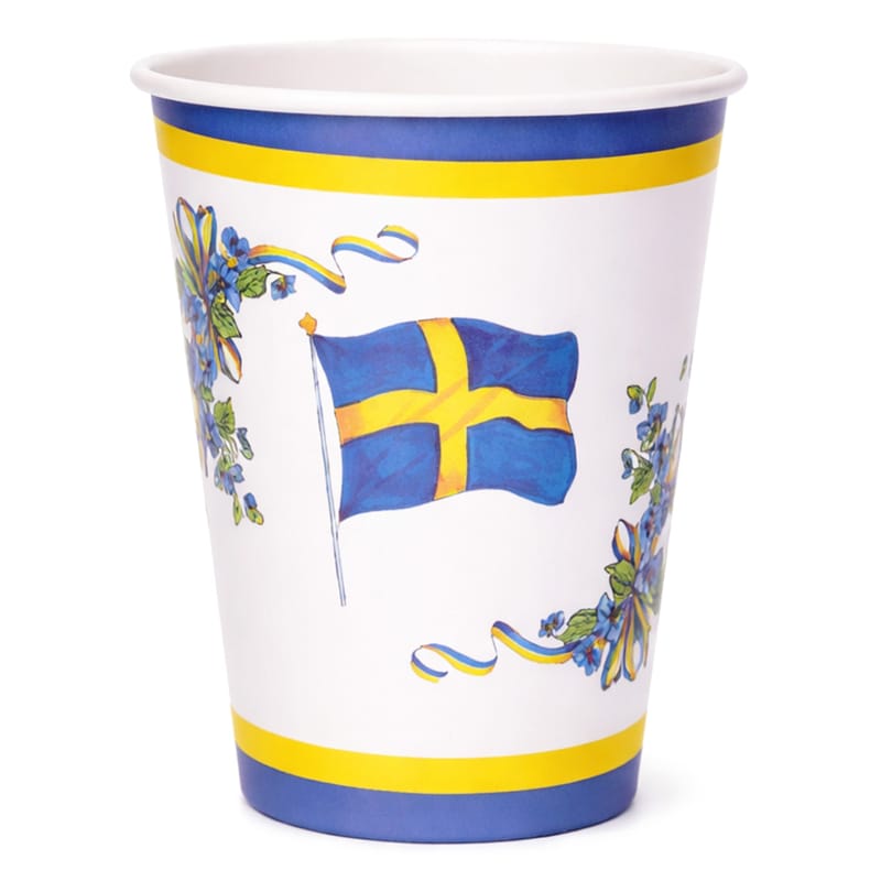 Pappersmuggar Sverige Svensk Flagga