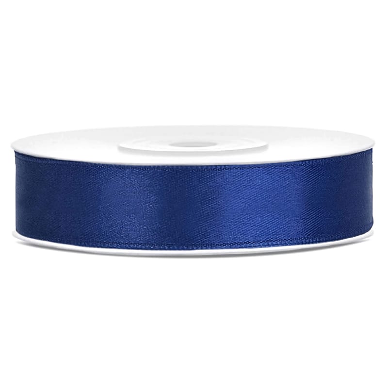 Satinband Navy Blå