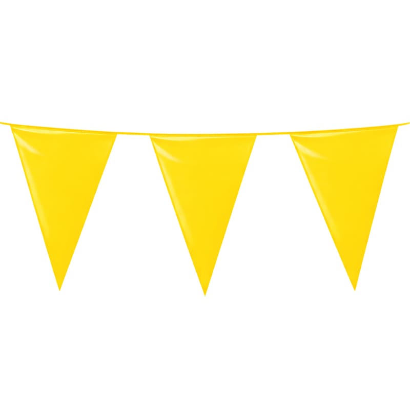 Stor Vimpelgirlang Gul