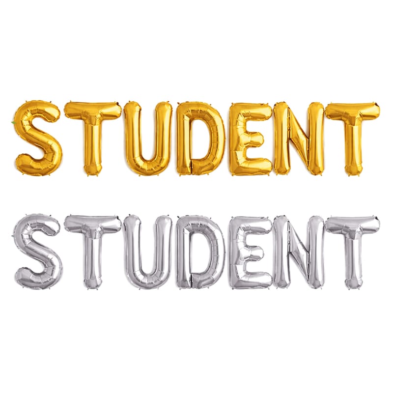 Student Bokstavsballonger Folie