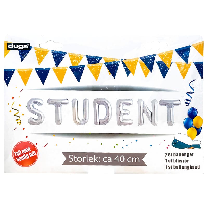 Student Bokstavsballonger Folie bild 3