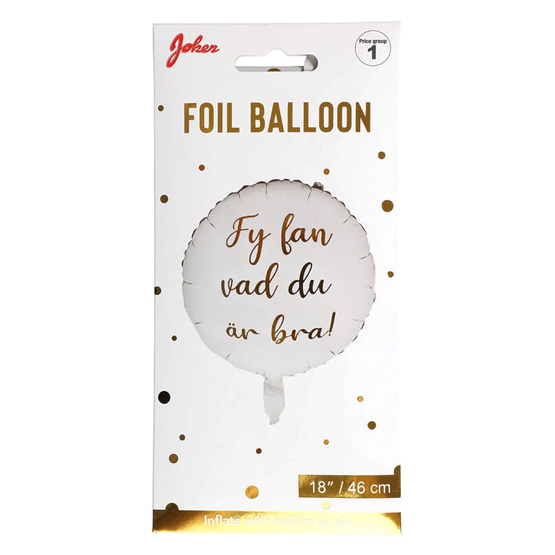 Student Folieballong Fy fan vad du är bra! bild 2