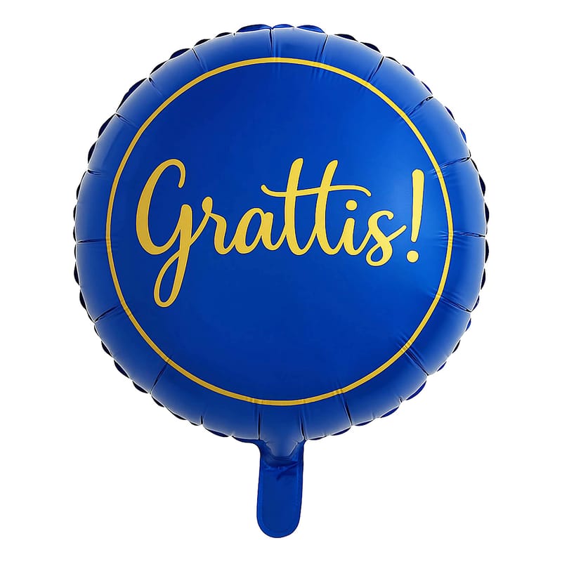 Student Folieballong Grattis