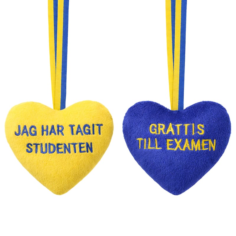 Student Hjärta Blå/Gul