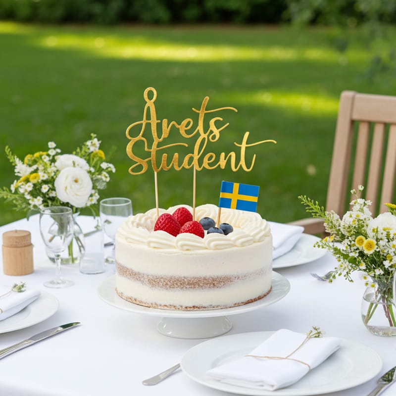 Student Tårtdekoration Årets Student bild 2