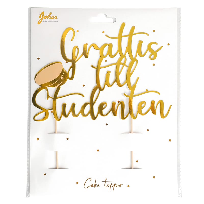 Student Tårtdekoration Grattis Till Studenten bild 4