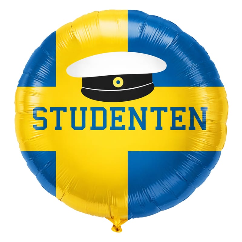 Studentballong Folie Studenten