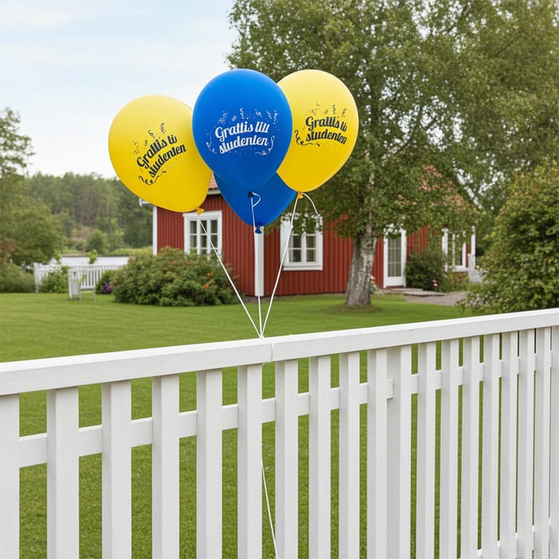 Studentballonger Grattis Till Studenten bild 2