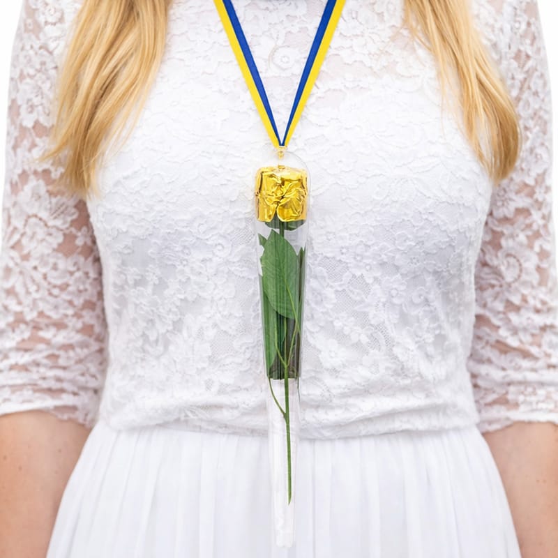 Studenthänge Chokladros Guld bild 2